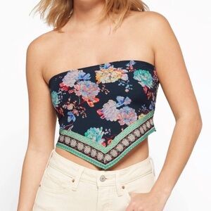 O’Neill Floral Strapless Top